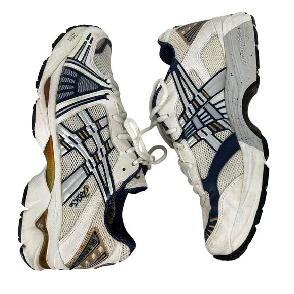 Vintage Y2k 2005 Men\'s White Blue Asics Gel Kayano XI TN500 Sneaker Shoes Sz 9 main image 8